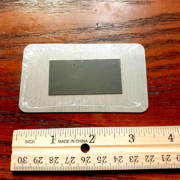 NFL Rams Novelty Metal Magnet New California Sign 3.5" x 2" Wrapped White Sign - Picture 2 of 3